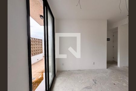 Sala de apartamento à venda com 1 quarto, 40m² em Campestre, Santo André