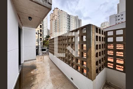 Varanda privativa  de apartamento à venda com 1 quarto, 40m² em Campestre, Santo André