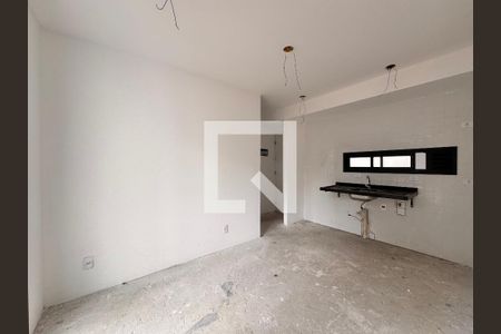 Sala de apartamento à venda com 1 quarto, 40m² em Campestre, Santo André