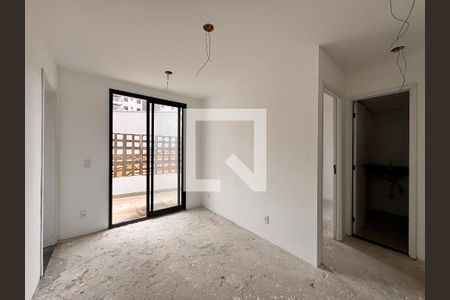 Sala de apartamento à venda com 1 quarto, 40m² em Campestre, Santo André