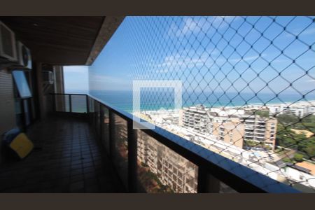 Varanda de apartamento para alugar com 3 quartos, 149m² em Barra da Tijuca, Rio de Janeiro