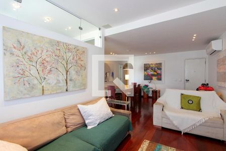 Sala de apartamento para alugar com 3 quartos, 149m² em Barra da Tijuca, Rio de Janeiro