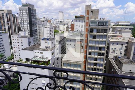 Vista da Sacada da Sala 1 de apartamento à venda com 5 quartos, 578m² em Cerqueira César, São Paulo