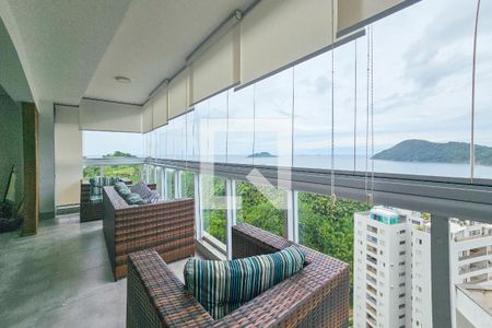 Sala de apartamento para alugar com 3 quartos, 254m² em Jardim Las Palmas, Guarujá