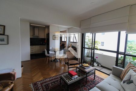 Sala de apartamento à venda com 1 quarto, 70m² em Vila Nova Conceição, São Paulo