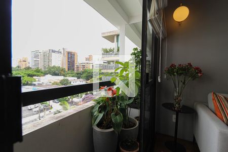 Sacada de apartamento à venda com 1 quarto, 70m² em Vila Nova Conceição, São Paulo