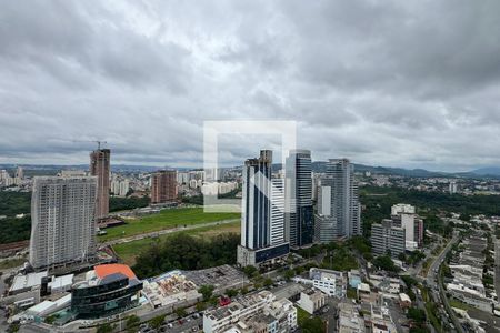 vista da Varanda gourmet de apartamento à venda com 2 quartos, 95m² em Alphaville Empresarial, Barueri