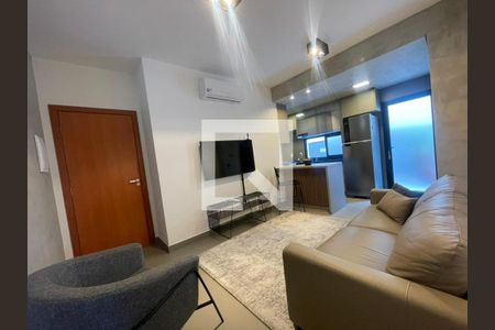 Sala de apartamento à venda com 1 quarto, 53m² em Sion, Belo Horizonte