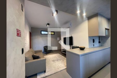 Sala de apartamento à venda com 1 quarto, 53m² em Sion, Belo Horizonte