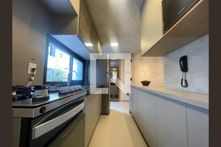 Cozinha  de apartamento à venda com 1 quarto, 53m² em Sion, Belo Horizonte