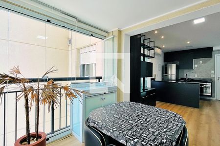 Varanda da Sala de apartamento para alugar com 1 quarto, 38m² em Jardim Flor da Montanha, Guarulhos