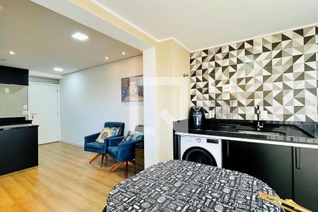 Varanda da Sala de apartamento para alugar com 1 quarto, 38m² em Jardim Flor da Montanha, Guarulhos