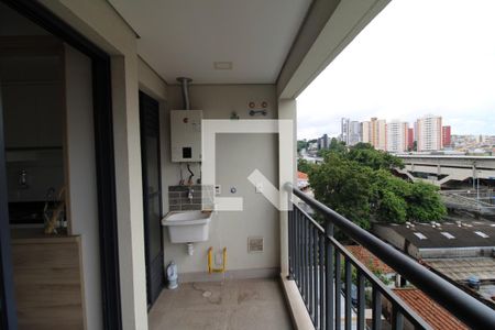 Sala / Cozinha - Varanda de apartamento à venda com 2 quartos, 47m² em Vila Dom Pedro Ii, São Paulo