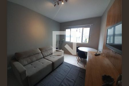 Sala de apartamento para alugar com 1 quarto, 74m² em Itararé, São Vicente