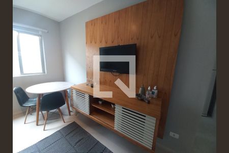 Sala de apartamento para alugar com 1 quarto, 74m² em Itararé, São Vicente