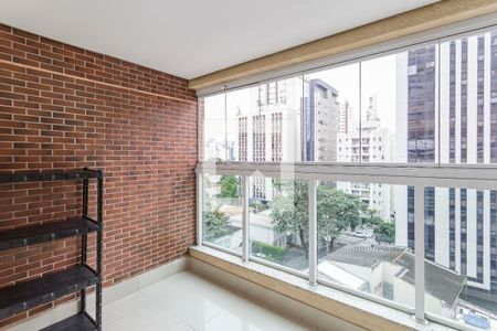 Varanda de kitnet/studio à venda com 1 quarto, 38m² em Itaim Bibi, São Paulo