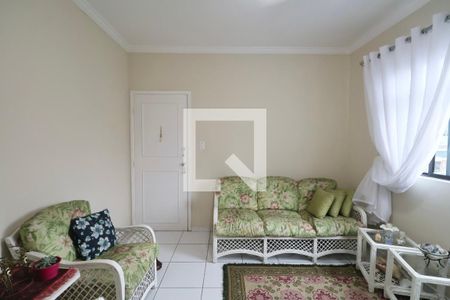 Sala de apartamento para alugar com 3 quartos, 72m² em Jardim Belmar, Guarujá