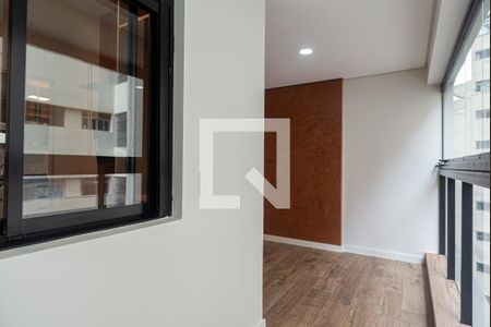 Varanda da Sala de apartamento para alugar com 2 quartos, 45m² em Bela Vista, São Paulo