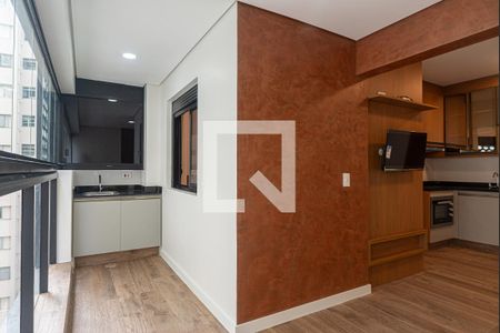 Varanda da Sala de apartamento para alugar com 2 quartos, 45m² em Bela Vista, São Paulo