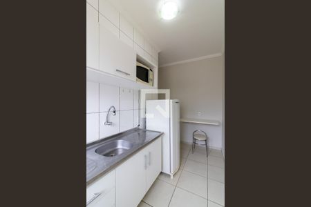 Sala/Cozinha de apartamento para alugar com 1 quarto, 37m² em Jardim Santa Genebra Ii (barao Geraldo), Campinas