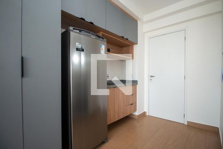 Cozinha de apartamento para alugar com 1 quarto, 23m² em Santo Amaro, São Paulo