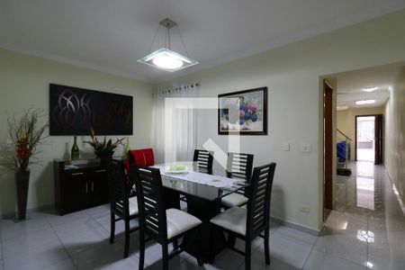 Sala de Jantar de casa para alugar com 3 quartos, 160m² em Vila Camilópolis, Santo André