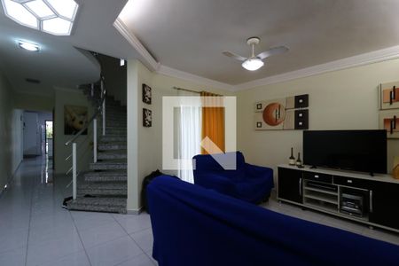 Sala de casa para alugar com 3 quartos, 160m² em Vila Camilópolis, Santo André