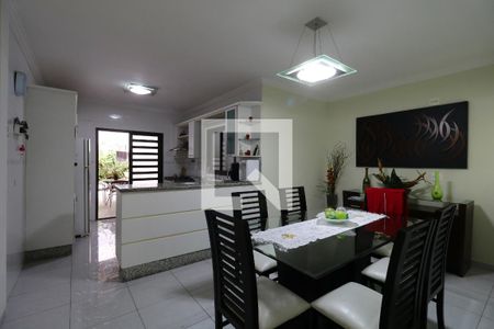 Sala de Jantar de casa para alugar com 3 quartos, 160m² em Vila Camilópolis, Santo André