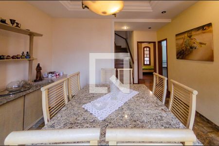 Sala de jantar de casa à venda com 6 quartos, 549m² em Gameleira, Belo Horizonte