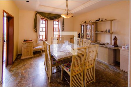 Sala de jantar de casa à venda com 6 quartos, 549m² em Gameleira, Belo Horizonte
