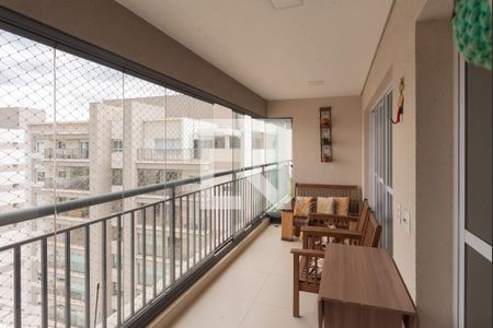 Sacada da Sala de apartamento para alugar com 3 quartos, 103m² em Swiss Park, Campinas