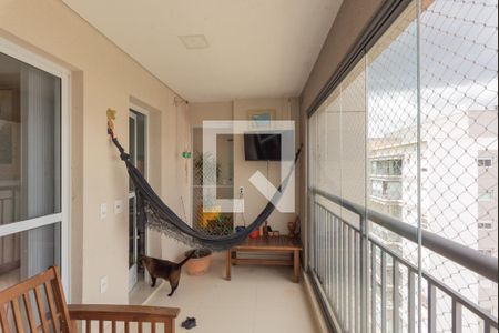 Sacada da Sala de apartamento para alugar com 3 quartos, 103m² em Swiss Park, Campinas