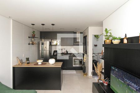 Sala de casa para alugar com 2 quartos, 89m² em Vila Antonieta, São Paulo