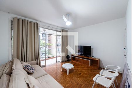 Sala de apartamento para alugar com 2 quartos, 100m² em Gonzaga, Santos