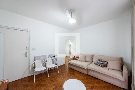 Sala de apartamento para alugar com 2 quartos, 100m² em Gonzaga, Santos