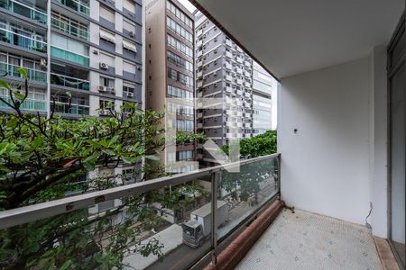 Varanda de apartamento para alugar com 2 quartos, 100m² em Gonzaga, Santos