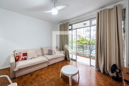 Sala de apartamento para alugar com 2 quartos, 100m² em Gonzaga, Santos