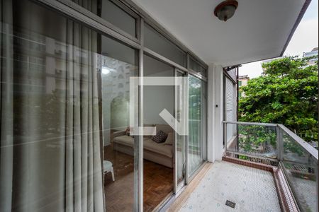 Varanda de apartamento para alugar com 2 quartos, 100m² em Gonzaga, Santos