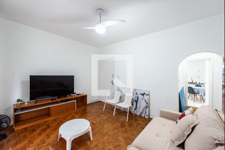 Sala de apartamento para alugar com 2 quartos, 100m² em Gonzaga, Santos