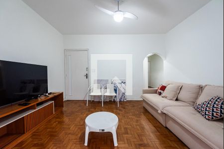 sala de apartamento para alugar com 2 quartos, 100m² em Gonzaga, Santos