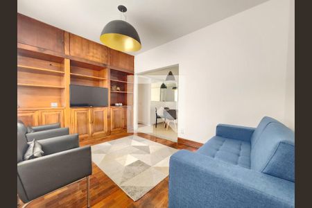 Sala de apartamento à venda com 2 quartos, 80m² em Anchieta, Belo Horizonte