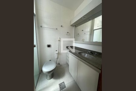 Banheiro da Suíte de apartamento à venda com 3 quartos, 115m² em Santo Antônio, Belo Horizonte