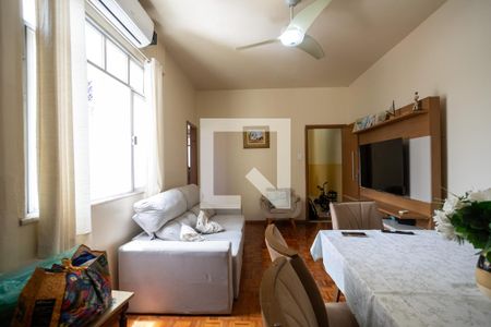 Sala de apartamento à venda com 3 quartos, 80m² em Tijuca, Rio de Janeiro