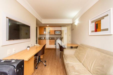 Sala de apartamento para alugar com 1 quarto, 40m² em Centro, Guarulhos