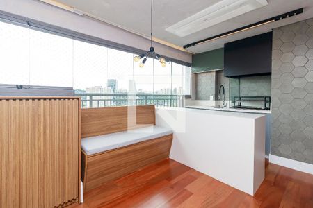 Sala - Varanda de apartamento para alugar com 2 quartos, 93m² em Jardim Caravelas, São Paulo