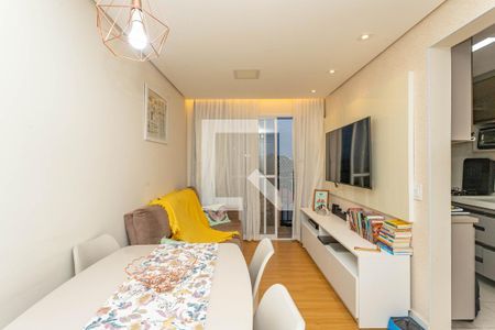 Sala  de apartamento à venda com 2 quartos, 54m² em Campanário, Diadema