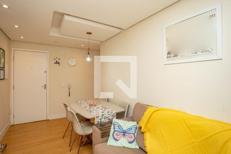 Sala  de apartamento à venda com 2 quartos, 54m² em Campanário, Diadema