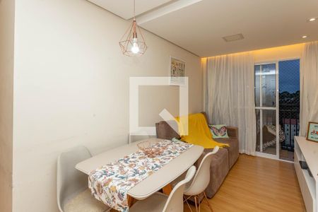 Sala  de apartamento à venda com 2 quartos, 54m² em Campanário, Diadema