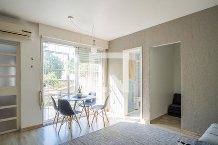 Sala de apartamento à venda com 1 quarto, 50m² em Farroupilha, Porto Alegre