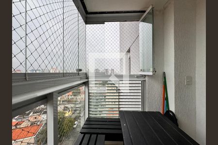 Sacada  de apartamento à venda com 2 quartos, 61m² em Paraíso, Santo André